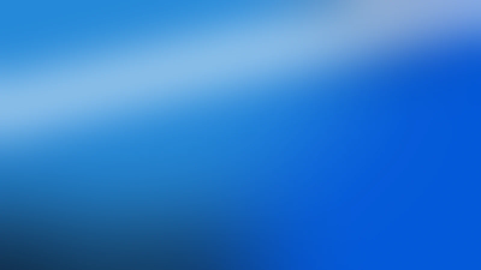 Abstrakte Verlaufsgrafik in Blau mit dunklen Rändern